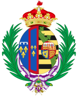 Spanish coat of arms (As Duchess of Galliera)