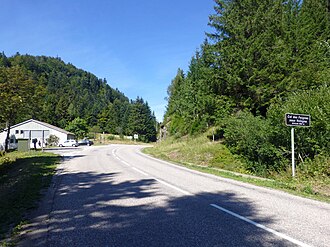 Passhöhe des Col des Feignes sous Vologne