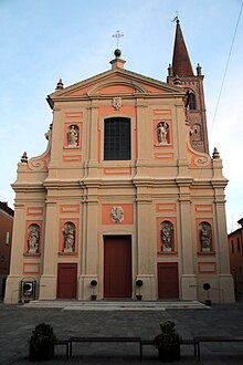 Collegiata di Santa Maria Maggiore (Pieve di Cento), facciata 02.jpg