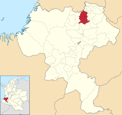 Santander de Quilichao ubicada en Cauca (Colombia)