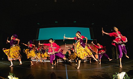 Collegiate Garba-Raas Team Performing for National-Level Competition