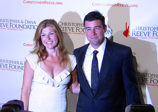 Britton and Kyle Chandler in 2008