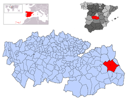 Corral de Almaguer - Localizazion
