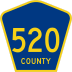 County Route 520 marker