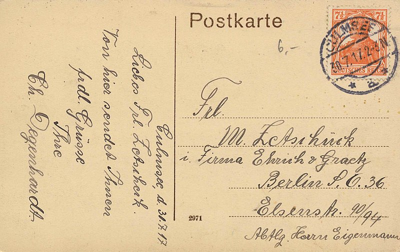 File:Culmsee, Westpreußen - Stadtansicht (back) (Zeno Ansichtskarten).jpg