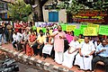 Vidyadharan, music director inaugurates D.F.M.F Trust Dharna against termination of S.R.V Music school