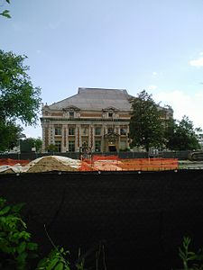 North side of the pumping station