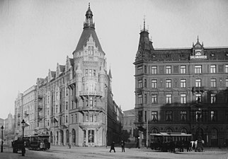 Daneliuska huset, omkring år 1900.
