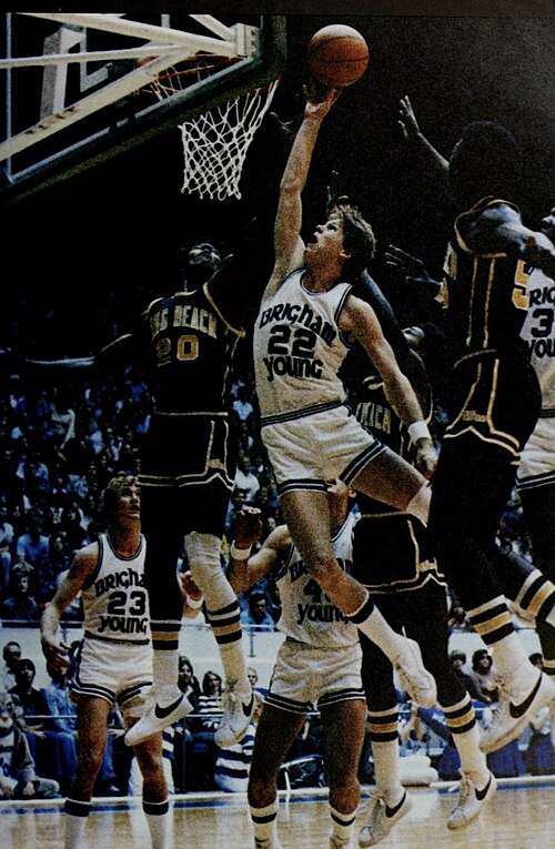 Ainge as a freshman at BYU (1978–79)