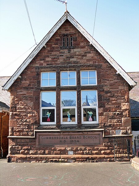 File:Date stone at Cummersdale School - geograph.org.uk - 4192579.jpg