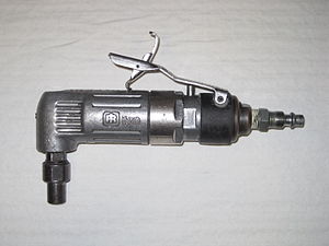 A pneumatic die grinder with a right-angle head. Dei Grinder.JPG