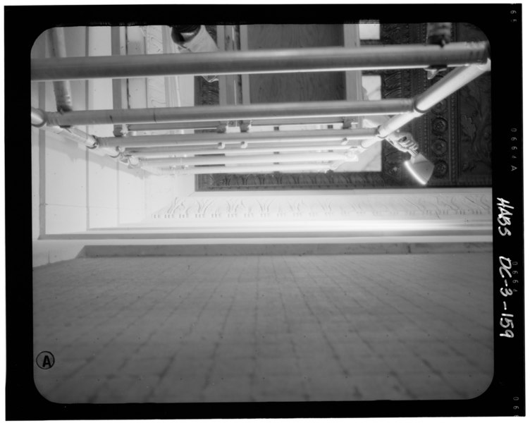 File:Detail of interior cornice (from below). Mark Schara, photographer; 13 October 1992. - Lincoln Memorial, West Potomac Park, Washington, District of Columbia, DC HABS DC,WASH,462-159.tif