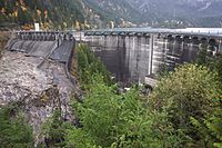 Diablo Dam from northwest side