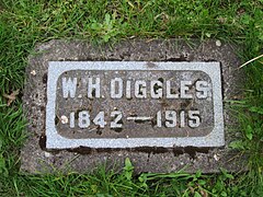 Diggles, Lone Fir Cemetery (2012)