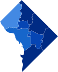 Thumbnail for File:District of Columbia Presidential Election Results by Ward, 2000.svg