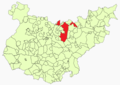 Розташування муніципалітету Дон-Беніто