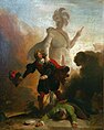 Alexandre-Évariste Fragonard (1780–1850).- Don Juan et la statue du commandeur vers 1830