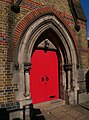 The 19th-century St Barnabas' Church in Bow.