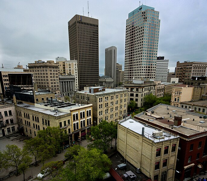 File:Downtown Winnipeg and the Exchange District, Manitoba, Canada - 20110530.jpg