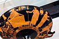 Early classical Attic white ground and red figure kylix - ARV extra - Demophon and Aithra - youths visiting women at home - München AS 2687 - 03