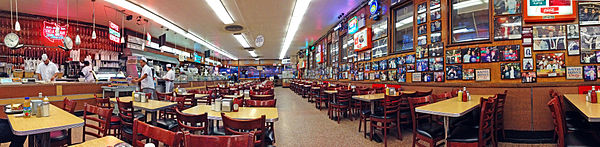 Early morning at Katz's, before the crowds