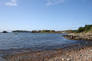 View over Lagavulin Bay