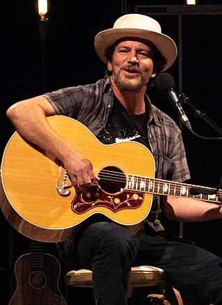 <span class="mw-page-title-main">Eddie Vedder</span> American singer, musician and songwriter (born 1964)