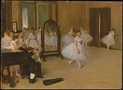 एडगर डेगास, द डांसिंग क्लास, 1872