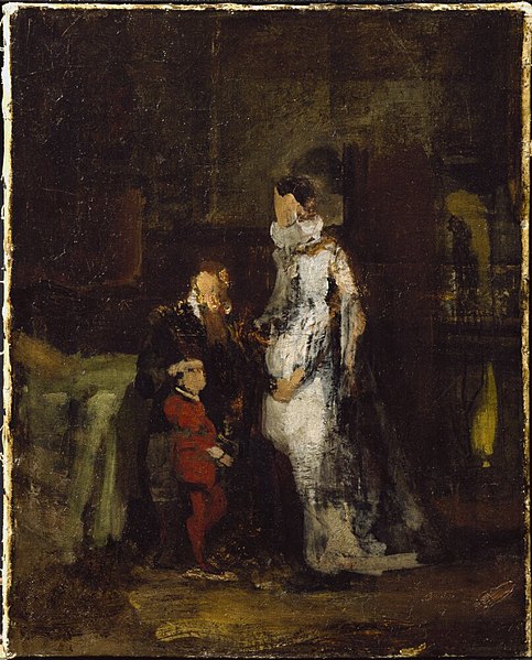 File:Edvard Perséus - Erik XIV and Karin Månsdotter in Prison. Sketch - NM 3693 - Nationalmuseum.jpg