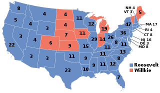 <span class="mw-page-title-main">1940 United States presidential election</span> 39th quadrennial U.S. Presidential Election