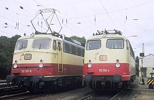 Baureihe 112 1984 in Hamburg