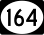 Puerto Rico Tertiary Highway 164 marker