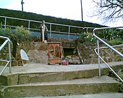 Typical Irish roadside well entrance