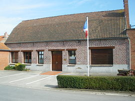 The town hall in Eringhem