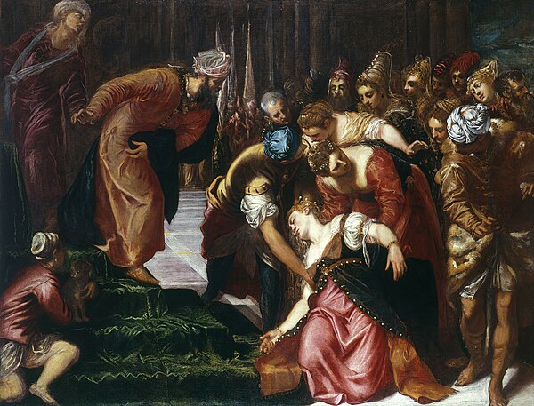 Esther Before Ahasuerus (1547–48), Tintoretto, Royal Collection.