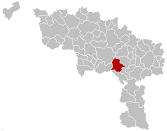 Estinnes Hainaut Belgium Map.png