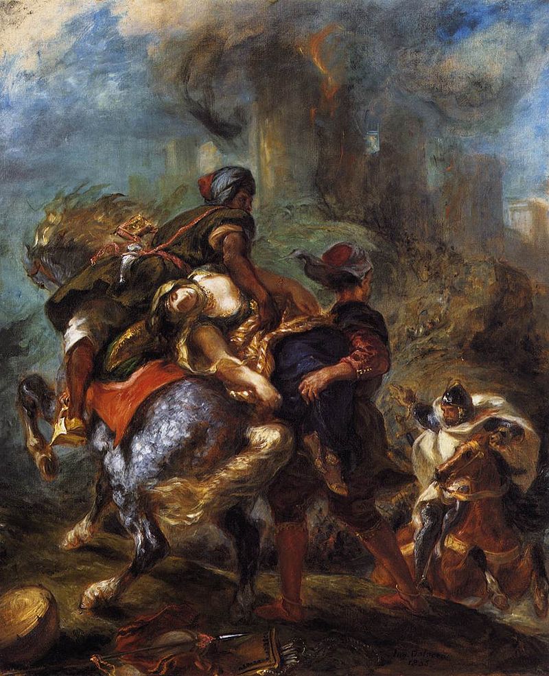 File:Eugène Delacroix - The Abduction of Rebecca - WGA6209.jpg - Wikimedia ...