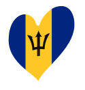 File:Eurovision Song Contest heart Barbados white.svg