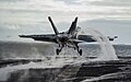 FA-18E Super Hornet launches from the USS Dwight D. Eisenhower.jpg