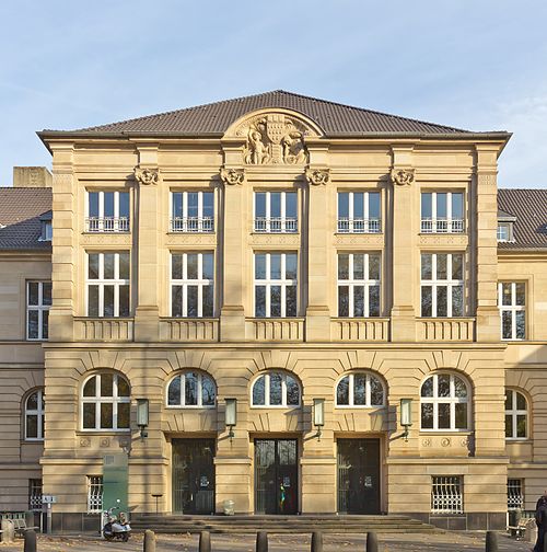 Building of Fachhochschule Köln (Cologne University of Applied Sciences).