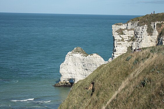 Falaise à Etretat -France