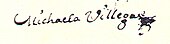 signature de Micaela Villegas