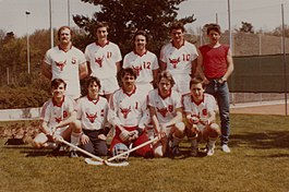 Mannschaftsfoto des UHC Urdorf von 1983