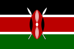 Vlag van Republic of Kenya