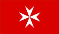 Bandeira dos Cavaleiros de Malta.gif