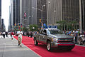 On the red carpet in New York City