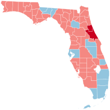 County Flips:
Democratic
Hold
Republican
Hold
Gain from Democratic Florida County Flips 2012.svg