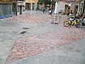 Medieval walls of Málaga in Puerta Nueva Street, 2021-02-25.