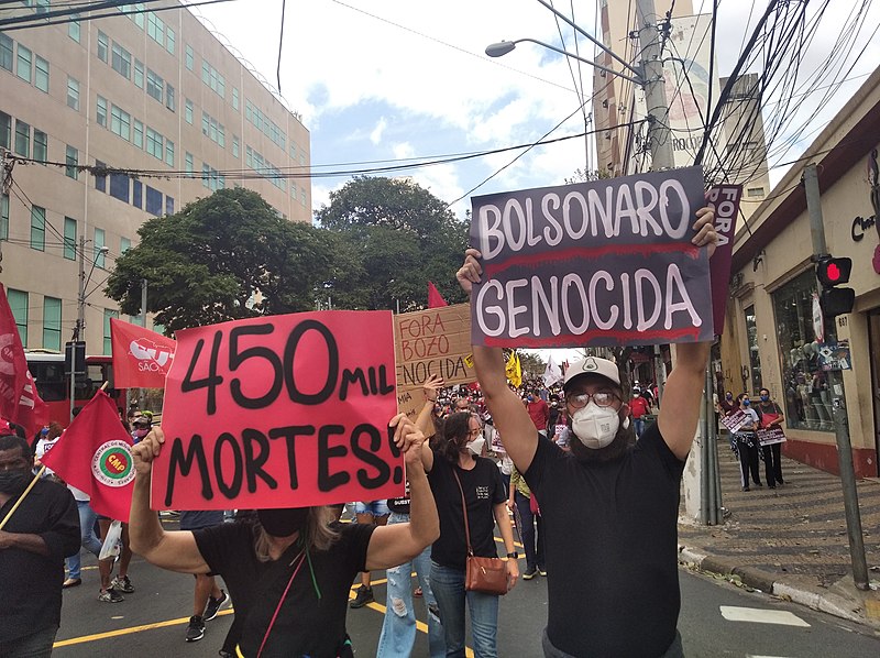 File:Fora Bolsonaro em Campinas 29.05.2021 01.jpg