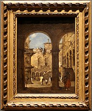 Francesco Guardi, capriccio architettonico, kb. 1770. jpg